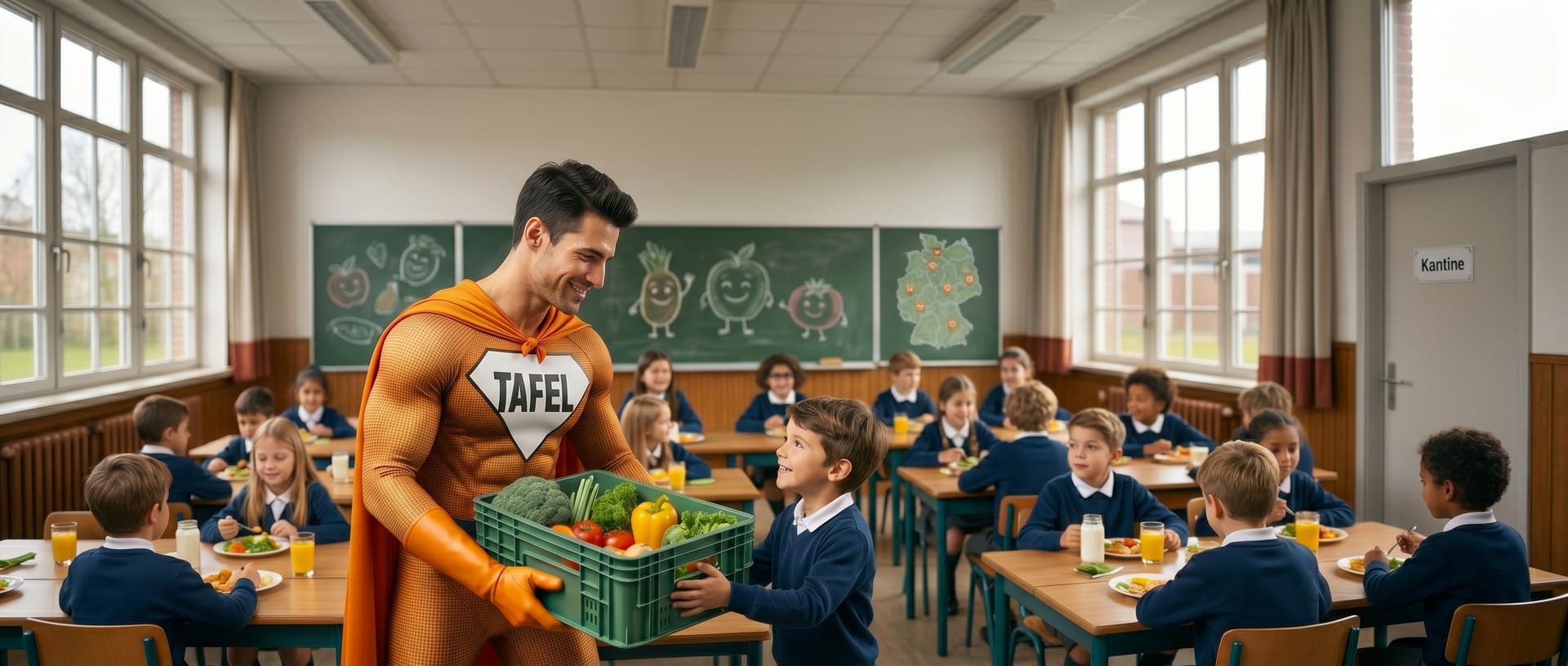 Spendendose Kindertafel